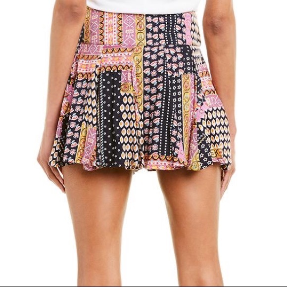 Raga Gigi Ruffled Mini Flounce Skirt Multicolor L - Picture 2 of 9